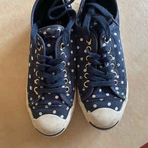 Converse Polka Dot Navy blue sneakers
